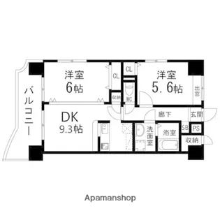 WILLDO高砂【0501号室】の間取り