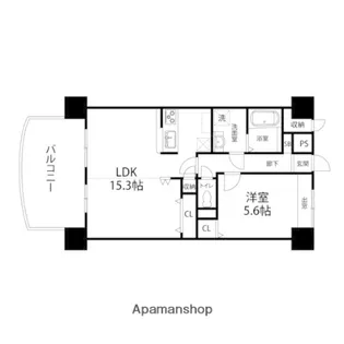 WILLDO高砂【1002号室】の間取り