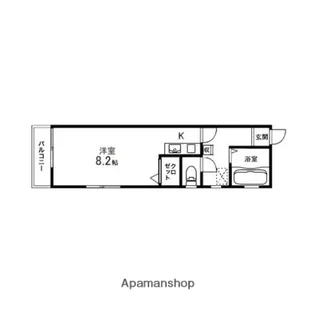 コンフォート宮城野ステーション【601号室】の間取り