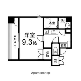 マジェスティ蒲町【306号室】の間取り