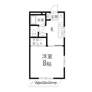 バーシティハウスエスペランサ【101号室】の間取り