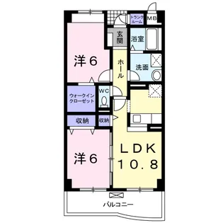 レジデンス アクア【3階】の間取り