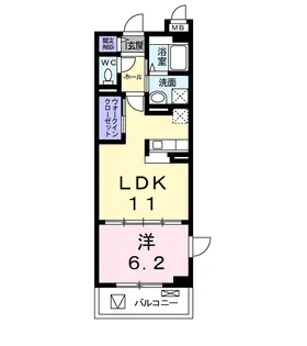 プロムナードⅣ【2階】の間取り