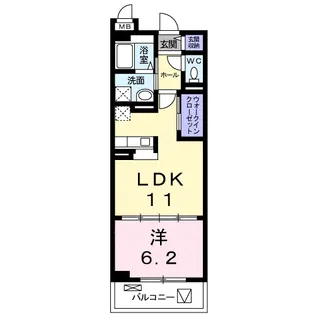 プロムナードⅣ【1階】の間取り