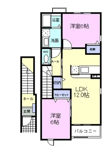 エテルノトモエ【2階】の間取り
