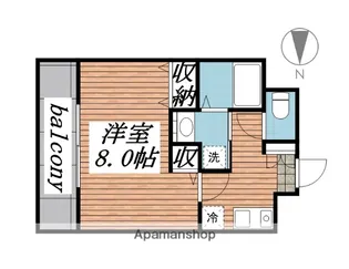 アブニール小田原【3階】の間取り