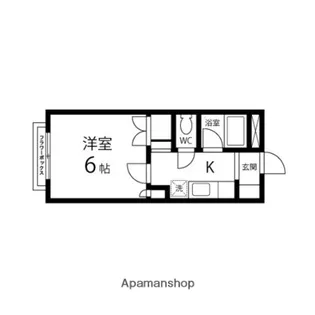 ラフォーレ八木山【302号室】の間取り