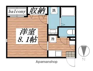 PAYNE’S PLACE【1階】の間取り