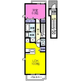 KATーUN1【2階】の間取り