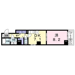 ヴィラ 鴻巣【4階】の間取り