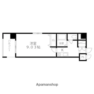 グランマーレKMK【605号室】の間取り