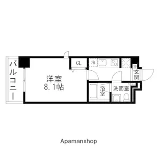 アーバンプラザ小田原【806号室】の間取り