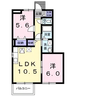 プラーノ杜【1階】の間取り