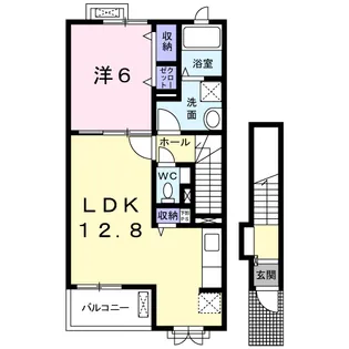 ダンデライオン 弐番館【2階】の間取り