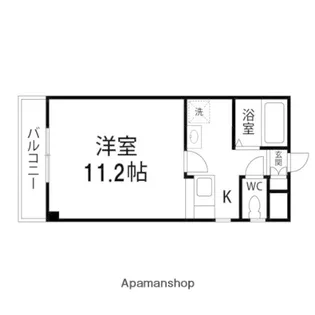 ベルトピア仙台14【201号室】の間取り