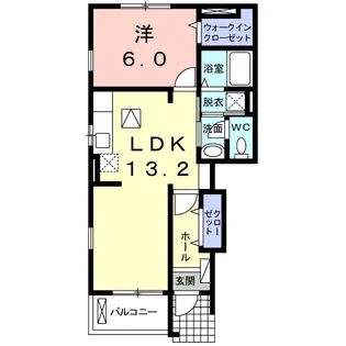 サニースイート【1階】の間取り