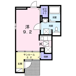 デュレ【1階】の間取り