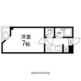 ベルシティ八木山【409号室】の間取り