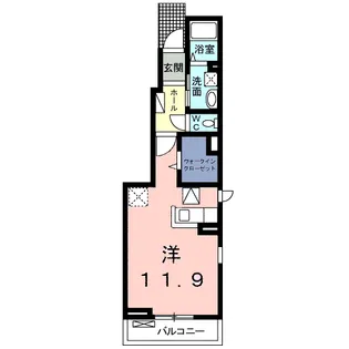 ル・シェル エトワーレ Ⅱ【1階】の間取り