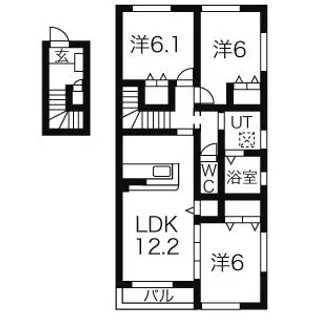 ファミリエール【2階】の間取り