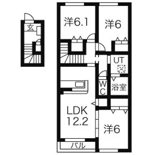 ファミリエール【2階】の間取り