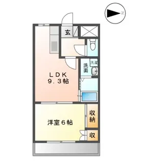 サニープレイスⅢ【1階】の間取り
