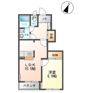 エルフ・フォレスト【1階】の間取り