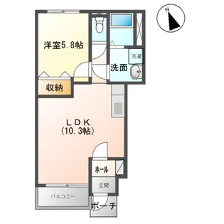 パストラルⅡ【1階】の間取り