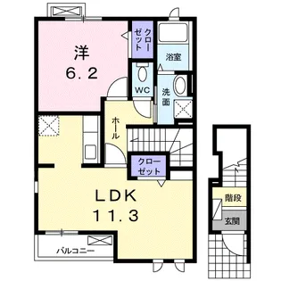 グレイス【2階】の間取り