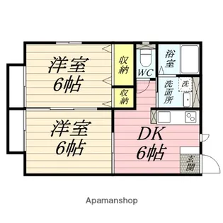 レジデンス薬師堂A【2階】の間取り