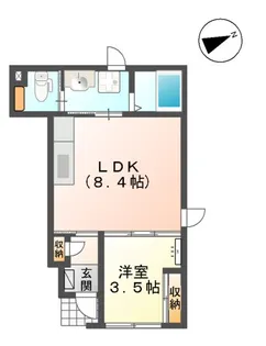 ヒールコートⅠ【1階】の間取り