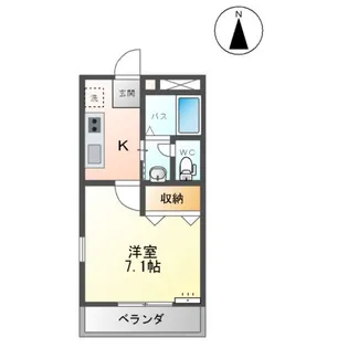 コンフォール【2階】の間取り