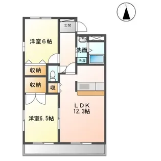 パレス・ビーバレー【2階】の間取り