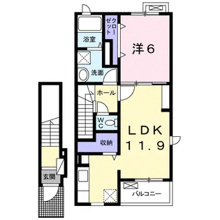 STAR IN 司【2階】の間取り