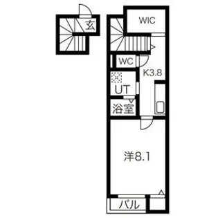 エクセルシャトー【2階】の間取り