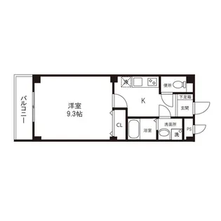アルページュ新田東【103号室】の間取り
