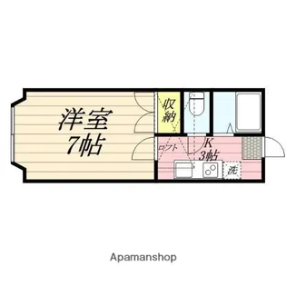 ホワイトキャッスル六丁の目ビレジA棟【1階】の間取り