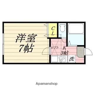 ホワイトキャッスル沖野Ⅱ【1階】の間取り