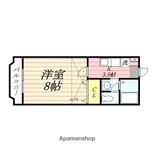 TORINO Ⅰ【2階】の間取り