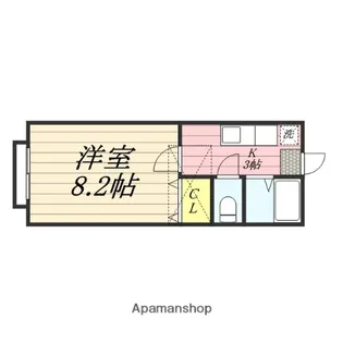 ホワイトキャッスル南小泉11番館【1階】の間取り