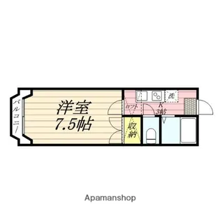 ホワイトキャッスル中倉7番館【2階】の間取り
