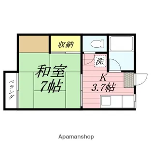 ヨシレジデンス【1階】の間取り