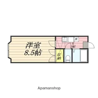 ホワイトキャッスル34番館【2階】の間取り