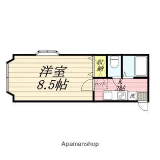 ホワイトキャッスル39番館【1階】の間取り