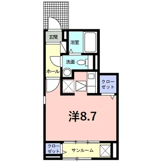 フィオーレ【1階】の間取り
