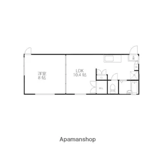 ハイム五輪【105号室】の間取り