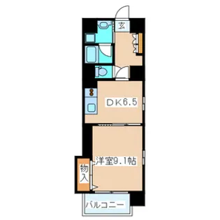 ヴィアーレ勾当台Ⅰ【7階】の間取り