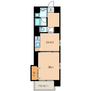 ヴィアーレ勾当台Ⅰ【2階】の間取り