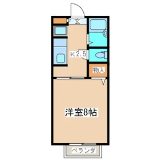 CASA FUJIKO【2階】の間取り