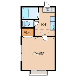 ホープハイツ【2階】の間取り